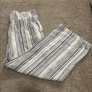 Striped Linen Pants